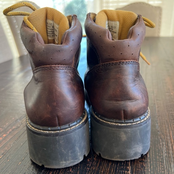 AE Footgear Y2K American Eagle Lug Sole Brown Men’s Sz 10 Leather Chunky
